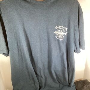 Oceanside California T-shirt Color Blue/White .Size Extra Large
